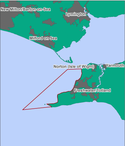 The Needles MCZ map