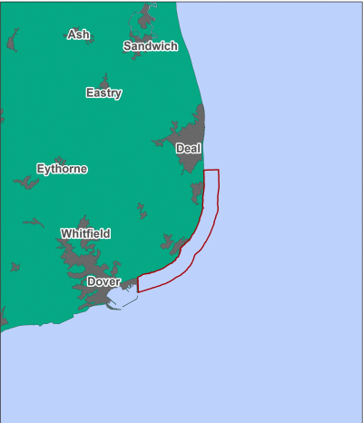 Dover to Deal MCZ map