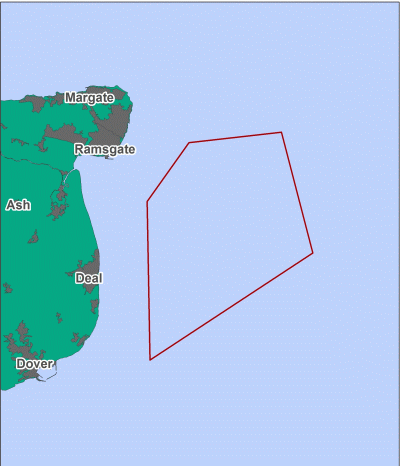 Goodwin Sands MCZ map