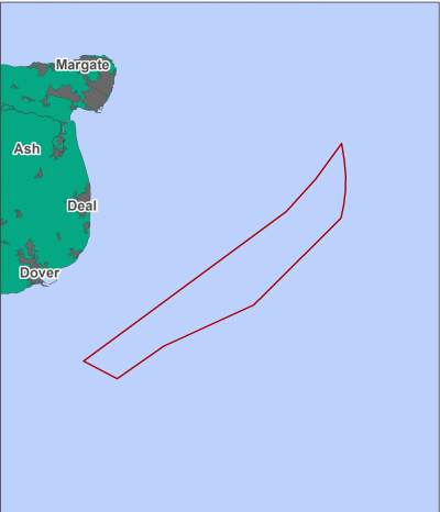 Offshore Foreland MCZ map