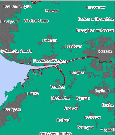 Ribble Estuary rMCZ map