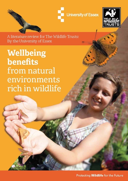 Front cover of wellbeing benefits from environments rich in wildlife