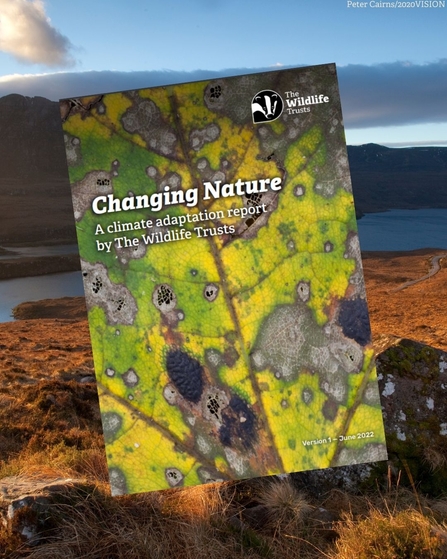 The front cover of the climate adaptation report
