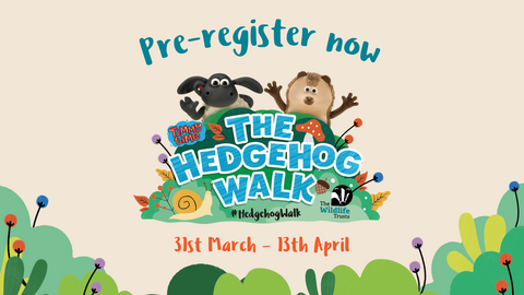 The Hedgehog Walk PreRegister banner