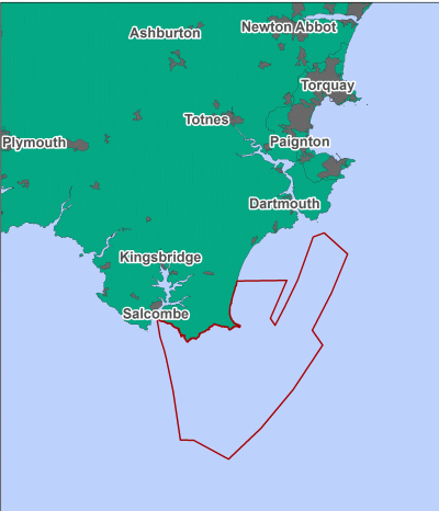 Skerries Bank and Surrounds MCZ map