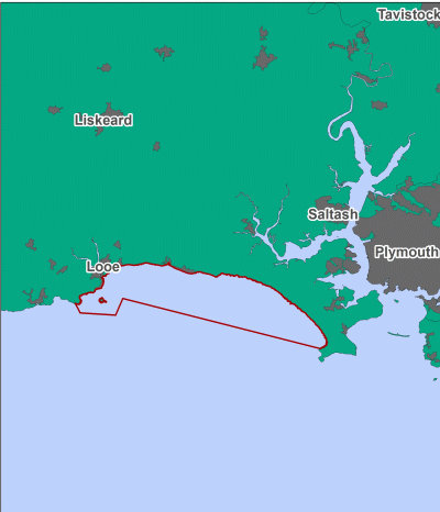 Whitsand and Looe Bay MCZ map
