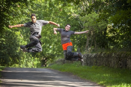 Young people from the Our Bright Future project delivered by Falkland Stewardship Trust 