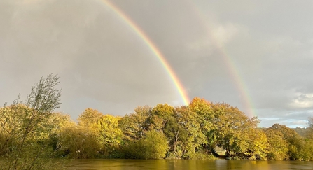 Rainbow at Attenborough Nature Reserve